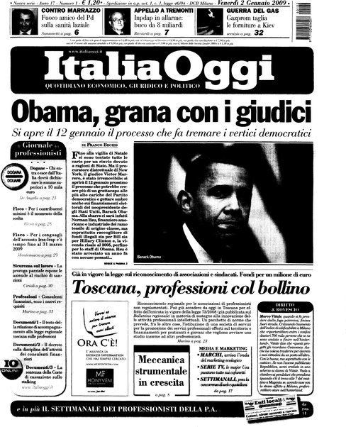 Italia oggi : quotidiano di economia finanza e politica